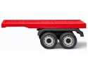 Naczepa do pojazdu na akumulator HL358 Mercedes Scania Actros czerwona