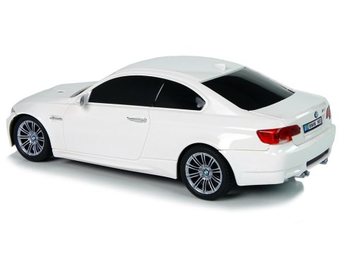 Auto Zdalnie Sterowane BMW M3 Białe Pilot Kierownica 1:18 Dźwięk Światła