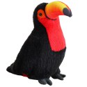 Pluszowy Ptak Tukan Pluszak Maskotka Przytulanka Czerwony 20cm