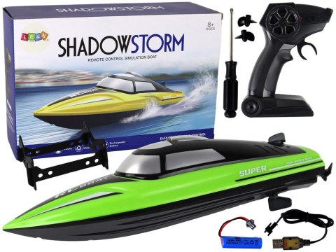 Motorówka Zdalnie Sterowana R/C 2,4G 20-25km/h Zielona