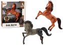 Figurka Konia Brązowy Szary Koń Stojący Stajnia Farma Cute Horse