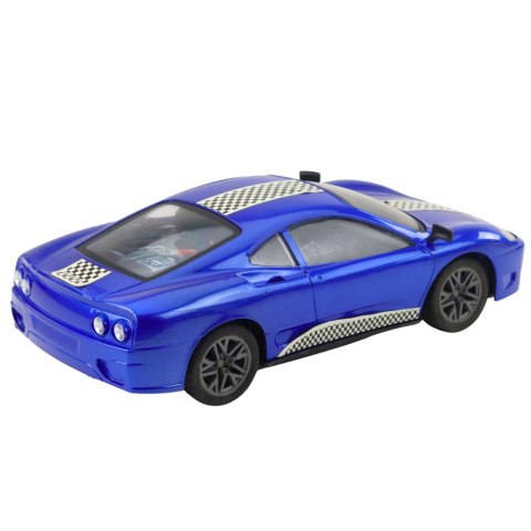 Auto Sportowe Zdalnie Sterowane RC Światła Niebieski 1:16
