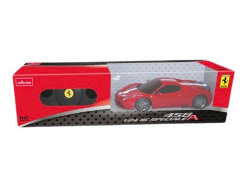 Auto Sportowe Ferrari 458 Speciale Zdalnie Sterowane RC Czerwone 1:24