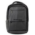 Plecak Miejski Biznesowy USB Kieszeń Na Laptopa Czarny 16L 41cm