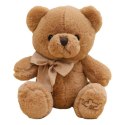 Pluszowa Maskotka Przytulanka Duży Miś Z Kokardką Brązowy 40cm