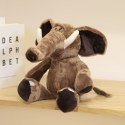 Pluszowa Maskotka Przytulanka Słoń Z Dużymi Uszami Brązowy 22cm