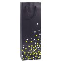 Torba Prezentowa Na Butelkę Wino W Kropki 36 x 12 x 9cm