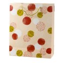 Torba Prezentowa Wzór Złote Kropki Pastelowa 32 × 26 × 10 cm