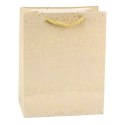 Torba Prezentowa Złote Zdobienia Elegancka 23 x 18 x10cm