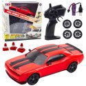 Auto Sportowe Drift Wymienne Koła Zdalnie Sterowany RC 4WD Czerwone Sport