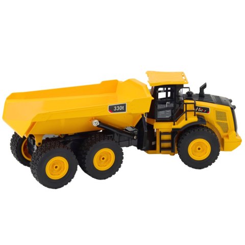 Wywrotka Transporter Zdalnie Sterowana RC Dźwięki 9CH 2.4G Żółta