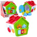 Interaktywny Domek Edukacyjny Sorter Dla Malucha Zielony