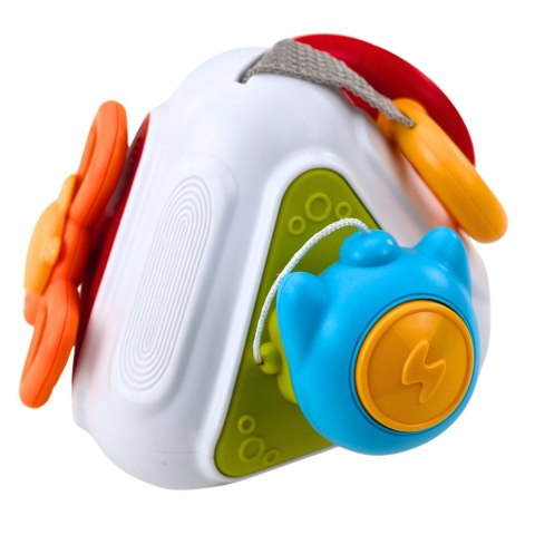 Kostka Edukacyjna Manipulacyjna Sensoryczna Dla Malucha Kolorowa 5w1