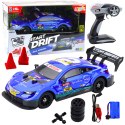 Samochód Wyścigowy Auto Do Driftu RC Niebieskie 30km/h 1:16