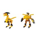 Klocki Konstrukcyjne Dinozaur Robot 2w1 57-70 el. Mix
