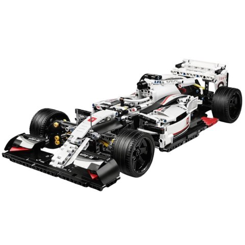 Klocki Konstrukcyjne Samochód Wyścigowy F1 Biało-Czerwony 1235 el.