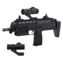 Karabin Zabawkowy Broń Światła Dźwięki Celownik Czarny 41cm