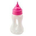 Lalka Bobas Z Butelką Do Karmienia Sukienka Pudrowy Róż Dźwięki 30cm