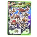 Naklejki Fluorescencyjne Świecące Na Ścianę Dinozaury Gwiazdki