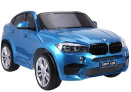 Auto Na Akumulator BMW X6M Niebieskie Lakierowane