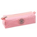 Piórnik Szkolny Organizer Jednokomorowy Różowy 21,5cm