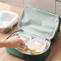 Torba Termiczna Izolacyjna Śniadaniowa Pas z Regulacją Zielona 27cm