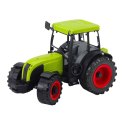 Traktor Rolniczy Farmerski Z Przyczepą Do Drewna Kłody Zielony 47cm