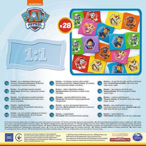 Gra dla dzieci Domino Psi Patrol Trefl 01895