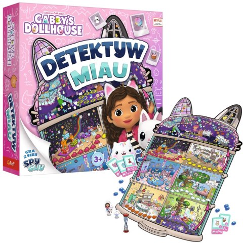 Gra rodzinna Detektyw Miau Koci Domek Gabi Trefl 02695