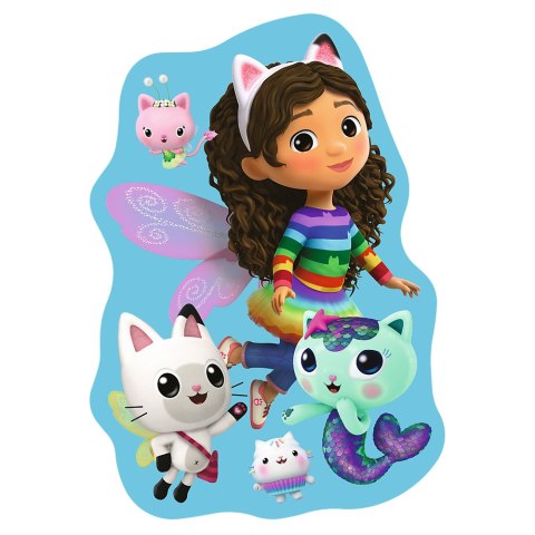 Puzzle - 50 Drewniane - Wesoła Gabi - Koci Domek Gabi - Trefl 20260