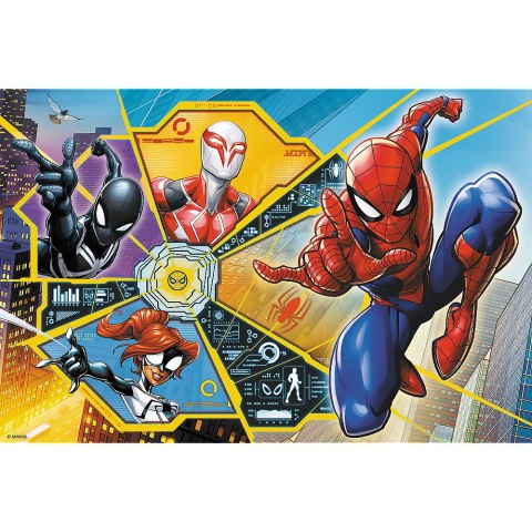 Puzzle - 60 - W sieci - Spiderman - Trefl 17372