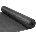 Siatka Cieniująca Na Ogrodzenie Płot Maskująca Szara 1.5M 10M 140g/m²