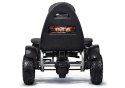 Sportowy Gokart Na Pedały F618 Pomowane Koła Obciążenie 50kg Czarny