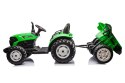 Traktor Na Akumulator HC-306 Z Przyczepą Jasno Zielony 24V