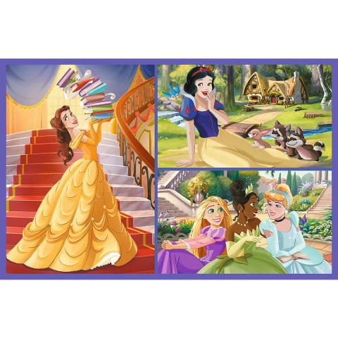 Puzzle - 2x70 - Bajkowe dni - Disney Princess - Trefl 34440