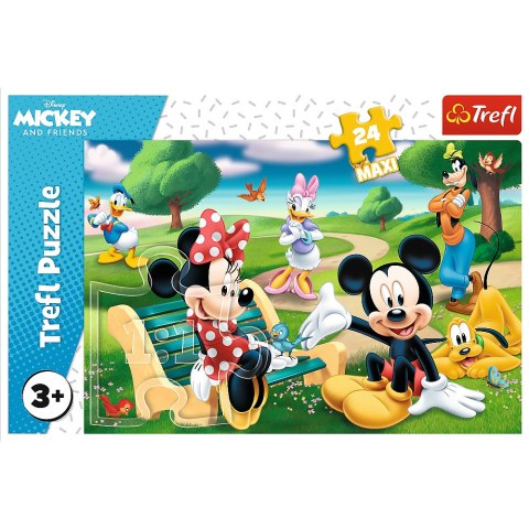 Puzzle - 24 Maxi - Myszka Miki w gronie przyjaciół - Disney - Trefl 14344