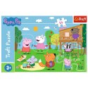 Puzzle - 24 Maxi - Zabawy na polanie - Świnka Peppa - Trefl 14342