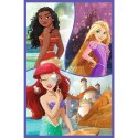 Puzzle - 3x80 - Księżniczki przyjaciółki - Disney Princess - Trefl 34884