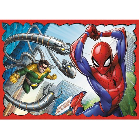 Puzzle - 4w1 (35, 48, 54, 70) - Bohaterski Spider-Man - Trefl 34384