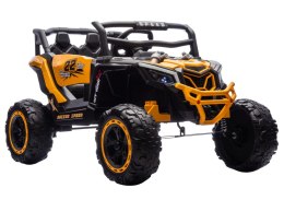 Pojazd na akumulator M2 Żółty 4x4