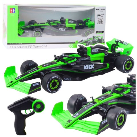 Wyścigówka Zdalnie Sterowana RC Sauber F1 C44 Czarno-Zielona 1:16