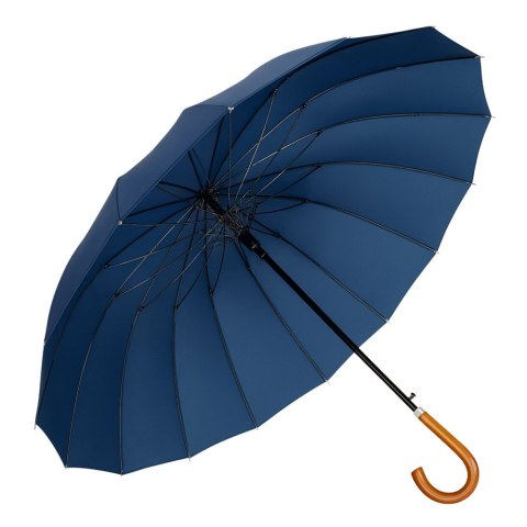 Duży Parasol Automatyczny Pokrowiec Na Ramię 24-Żeberkowy Granatowy 115 cm