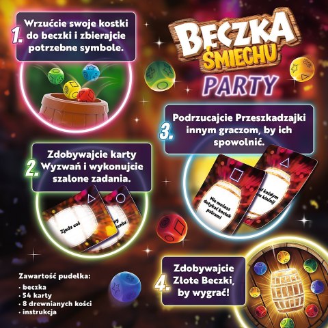 Gra zręcznościowa Beczka Śmiechu Party Trefl 02825