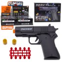 Mini Pistolet Broń Na Naboje I Łuski Czarny 13,5 cm