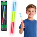 Pałka Trzykolorowa Fluorescencyjna Świeciąca W Ciemności Neon Stick 31,5 cm