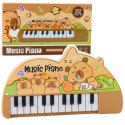 Pianinko Muzyczne Dla Dzieci Kapibara Mini Keyboard 22 Klawisze
