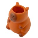 Pojemnik Na Długopisy Kapibara Figurka Organizer Brązowa 10 x7 cm