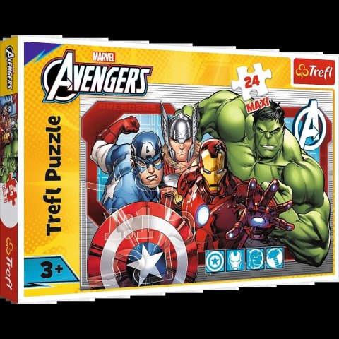 Puzzle - 24 Maxi - Zawsze sprawiedliwi - Disney Marvel The Avengers - Trefl 14378