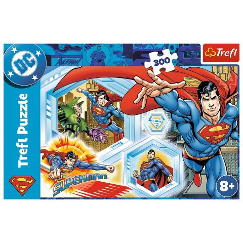 Puzzle - 300 - Niezniszczalny Superman - Warner Superman - Trefl 23032