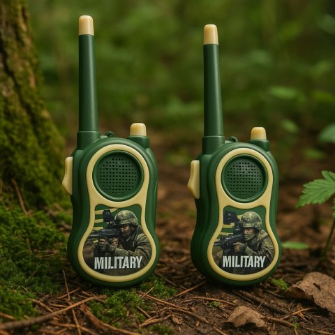 Walkie Talkie Krótkofalówki Militarne Wojskowe Dla Dzieci 300m
